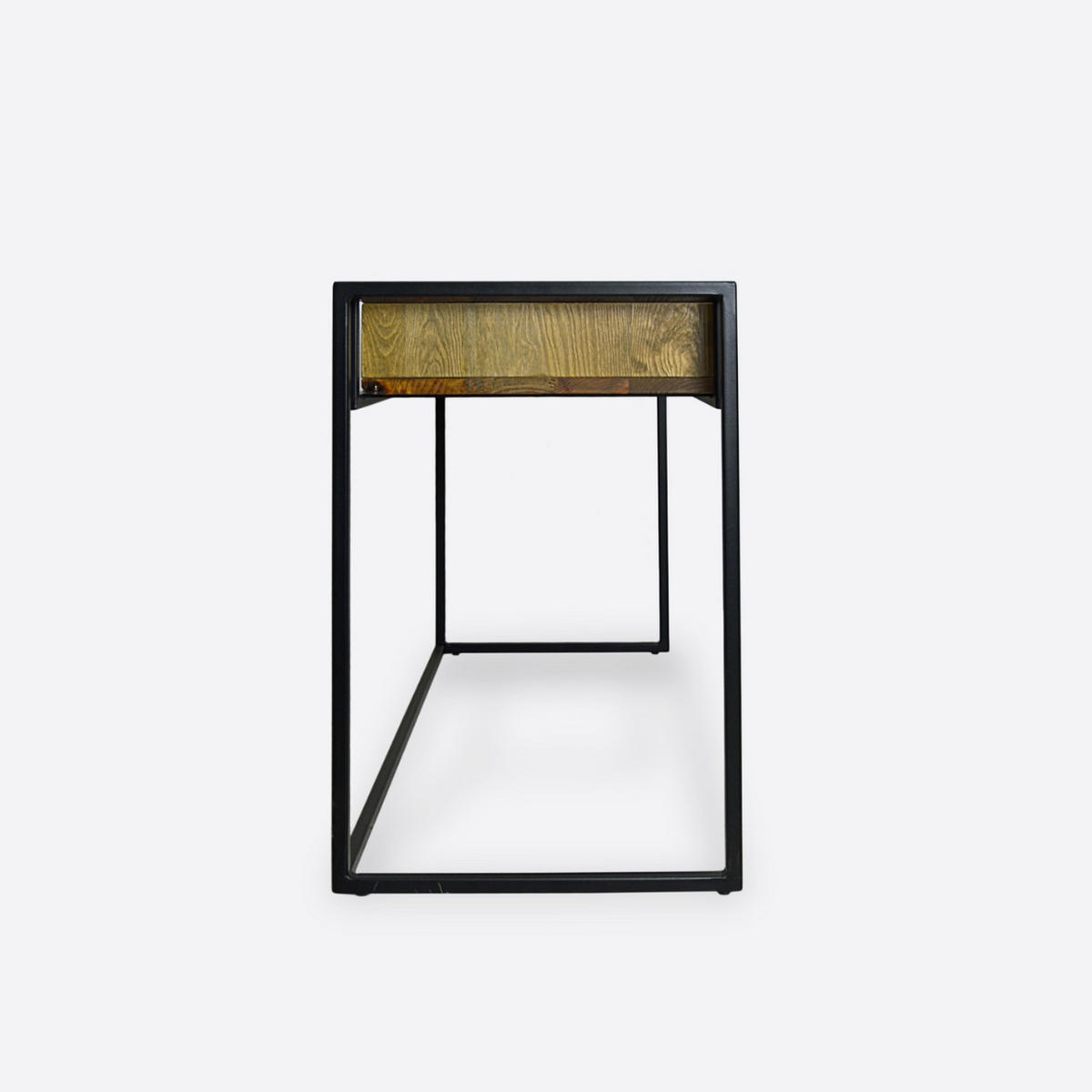 SCHREIBTISCH aus Massivholz mit Schubladen für das Büro - Eichefarben, Holz (50/120/78cm) - Rawood Furniture