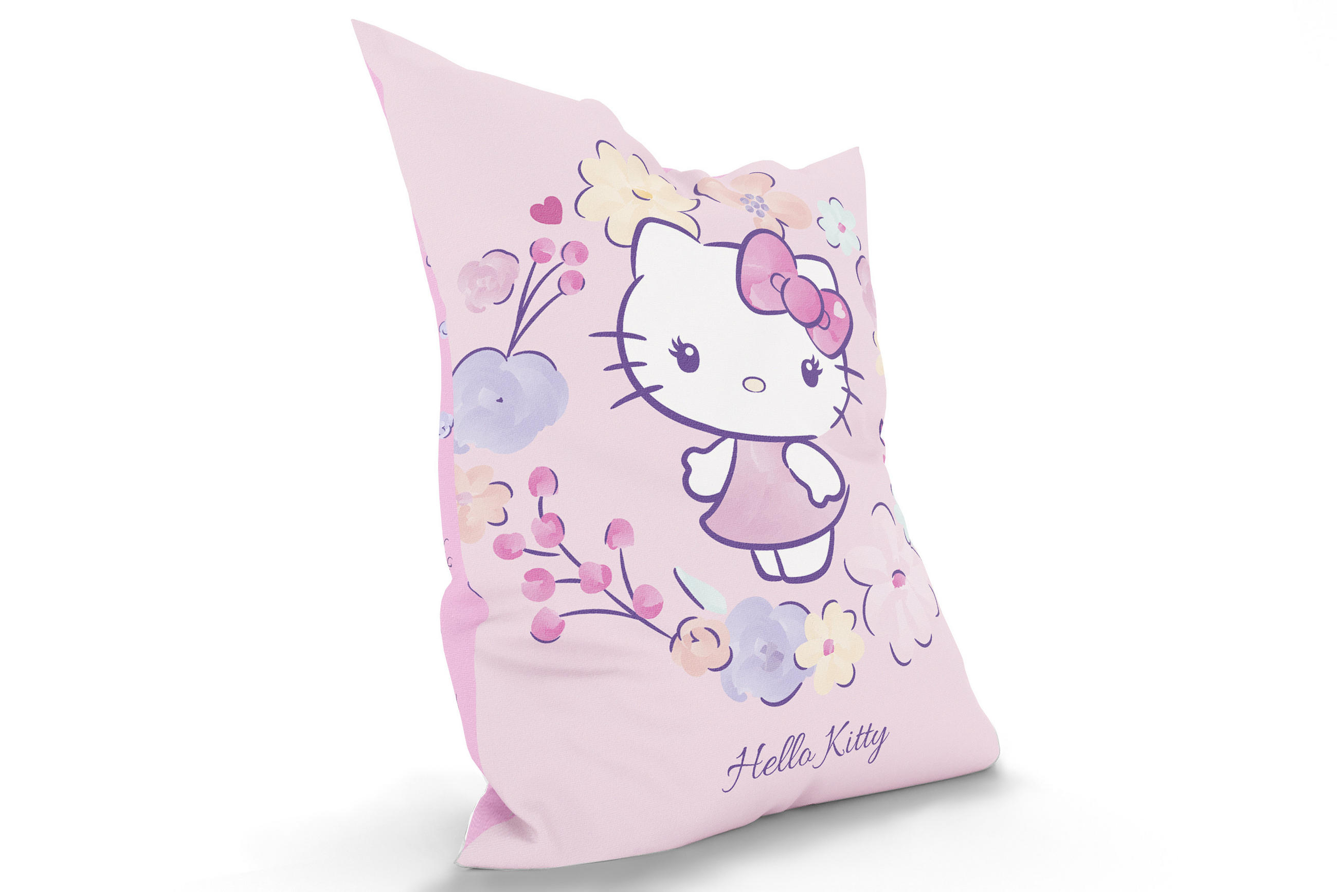 KINDER-SITZSACK - Hello Kitty - Hellrosa/Weiß, Textil (100/25/135cm) - Green Bean