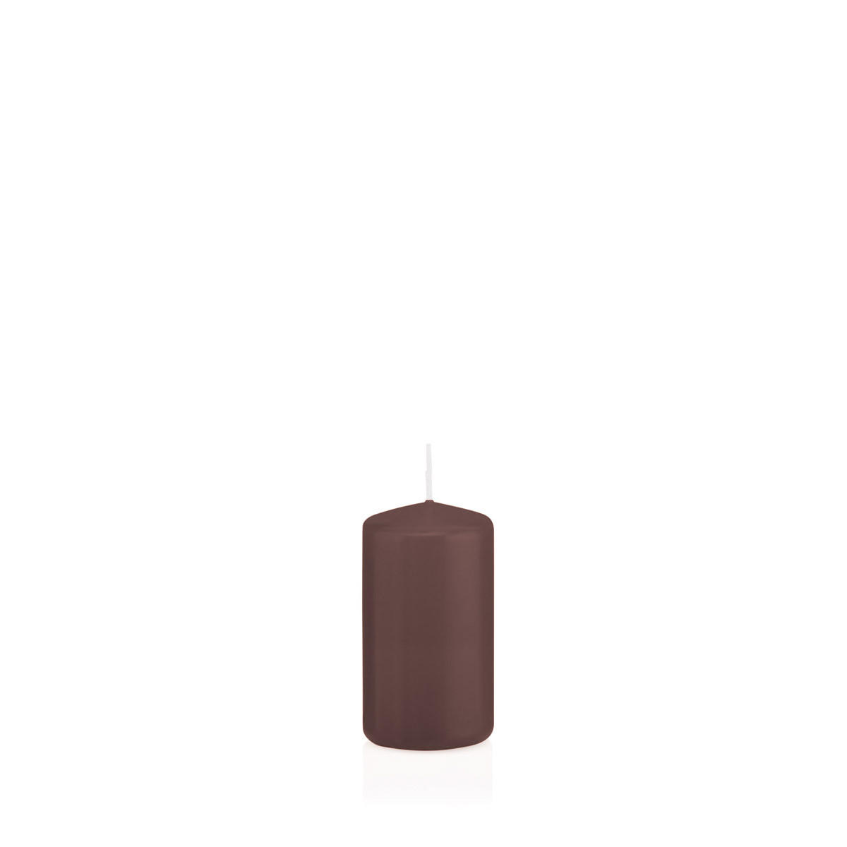 STUMPENKERZEN Taupe Ø 38 x 80 mm, 24 Stück - Taupe, Paraffin (4/8cm) - Wiedemann Kerzen