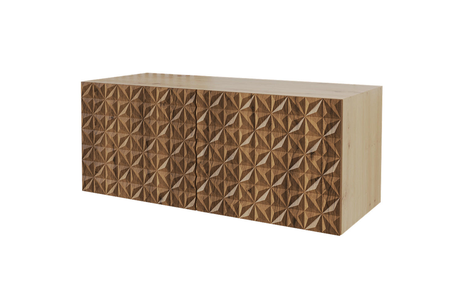 Altdecor Lowboard Eiche Wotan 100x40x40 cm