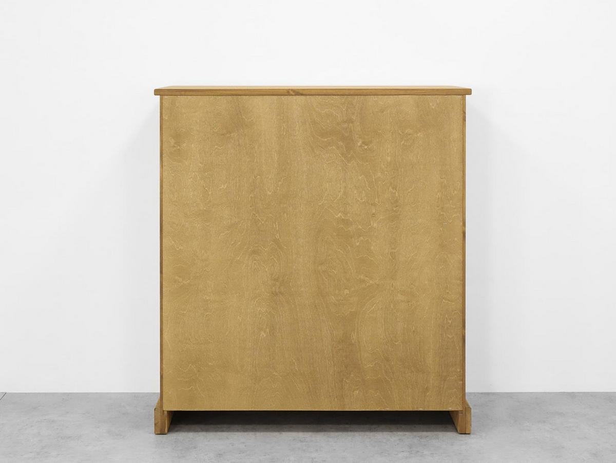 KOMMODE aus Massivholz Dakota 2 - Hellbraun, Holz (112/125/45cm) - Seart