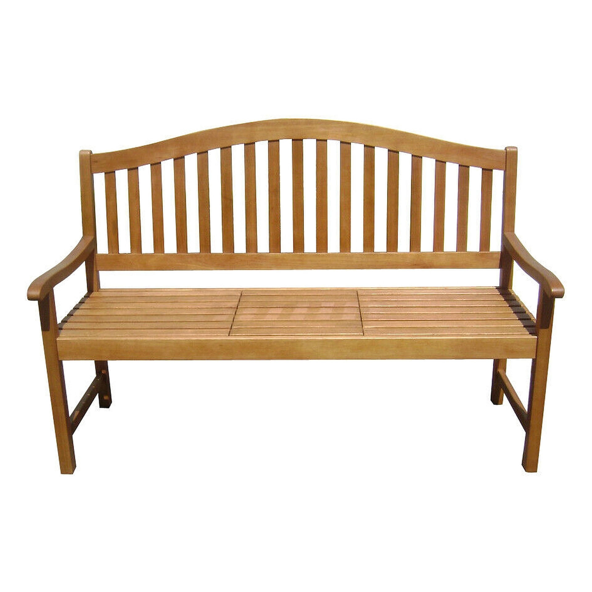 GARTENBANK Utah 3er Sitz - Braun, Holz (64/106/150cm) - Sedex