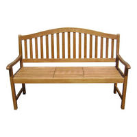 GARTENBANK Utah 3er Sitz - Braun, Holz (64/106/150cm) - Sedex