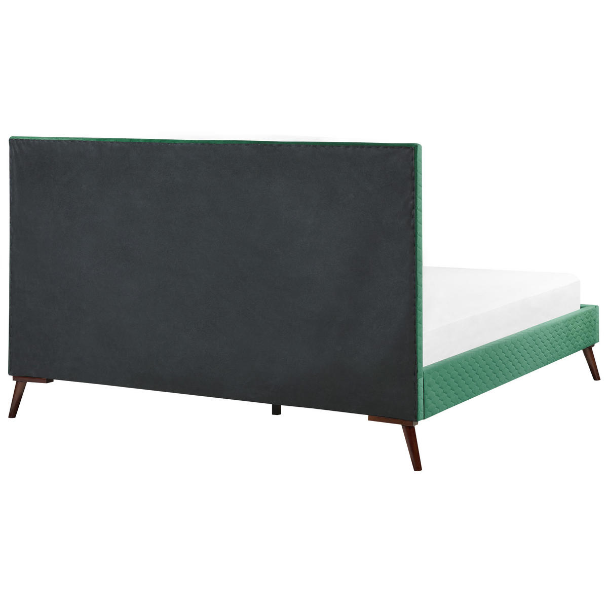 POLSTERBETT 180/200cm Grün Bayonne - Grün, Textil (180/200cm) - Beliani