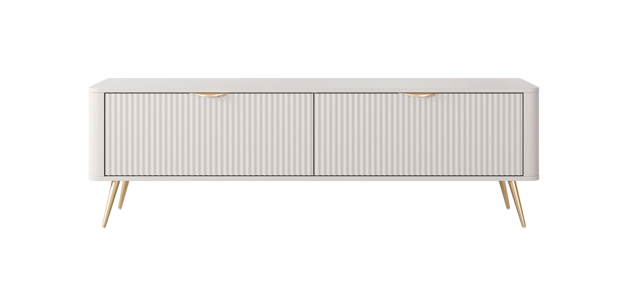 LOWBOARD Lante beige 163 / 38 / 51cm - Beige, Holz/Holzwerkstoff (163/51/38cm) - Feldmann-Wohnen