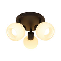 STRAHLER Flowers 19/19/14 cm - Schwarz, Metall (19/19/14cm) - Nettlife