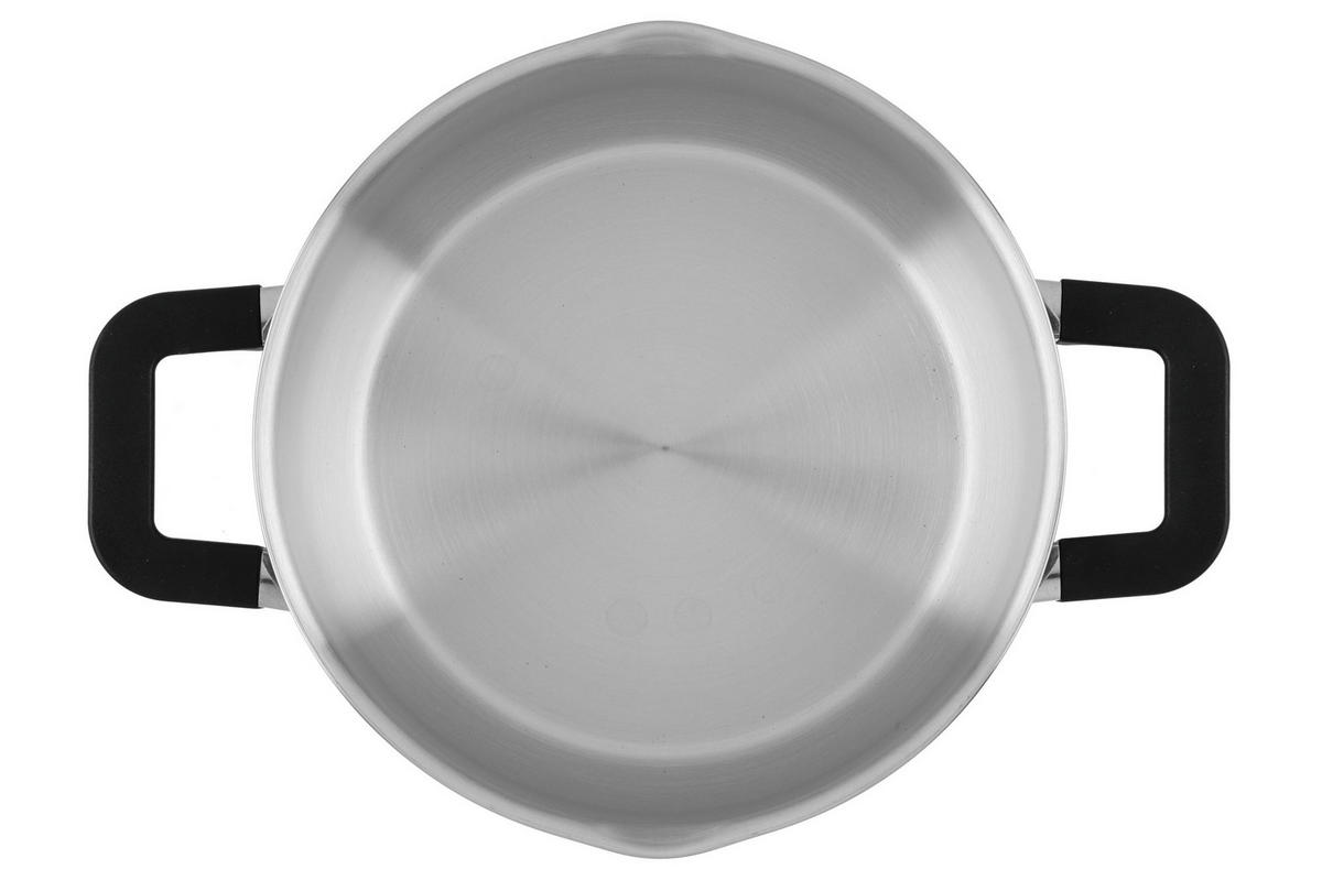 EDLESTAHLTOPF Ø 24 cm - Silberfarben, Metall (24cm)