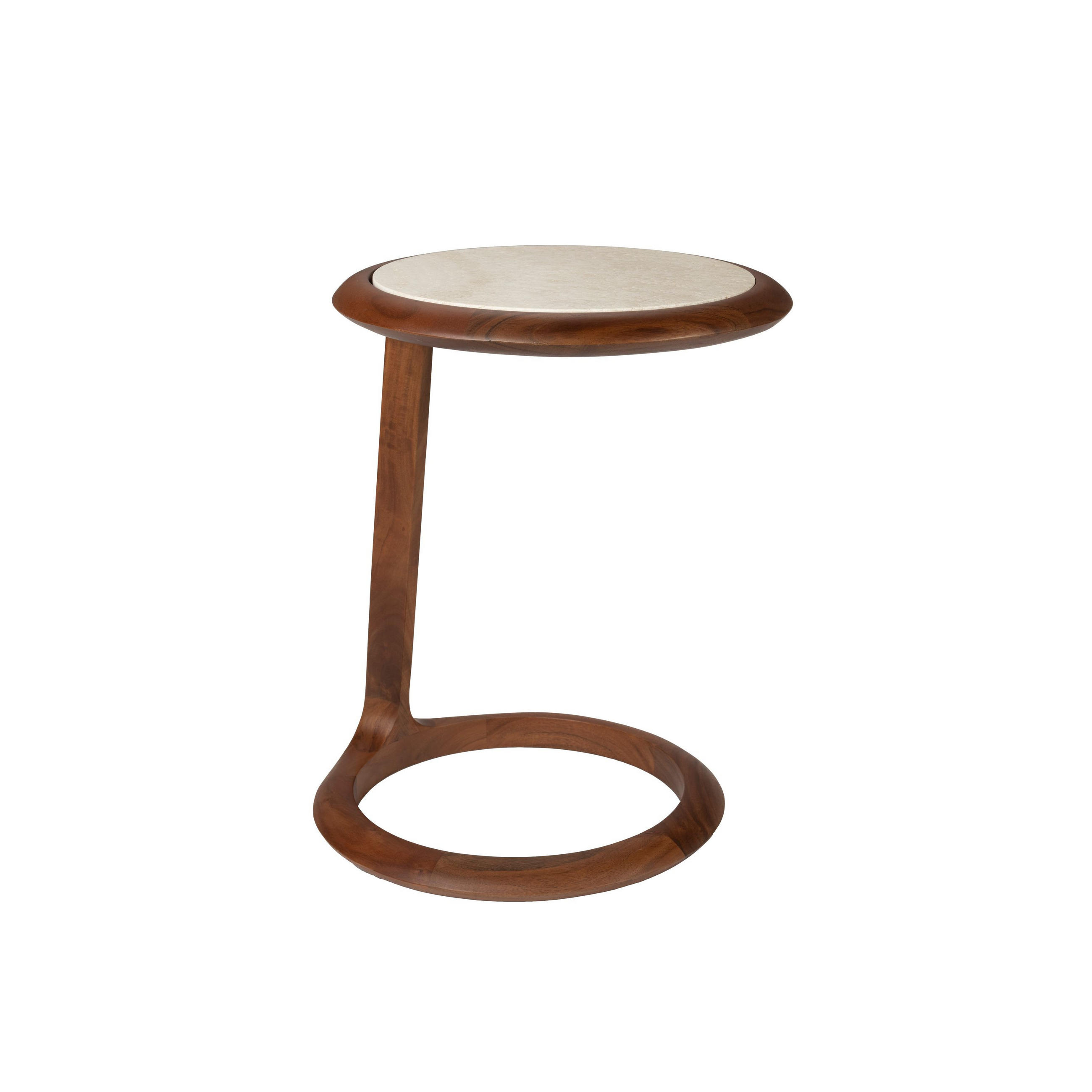 BEISTELLTISCH Doppio Braun - Braun, Holz (41/45/55cm) - Zuiver