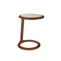 BEISTELLTISCH Doppio Braun - Braun, Holz (41/45/55cm) - Zuiver