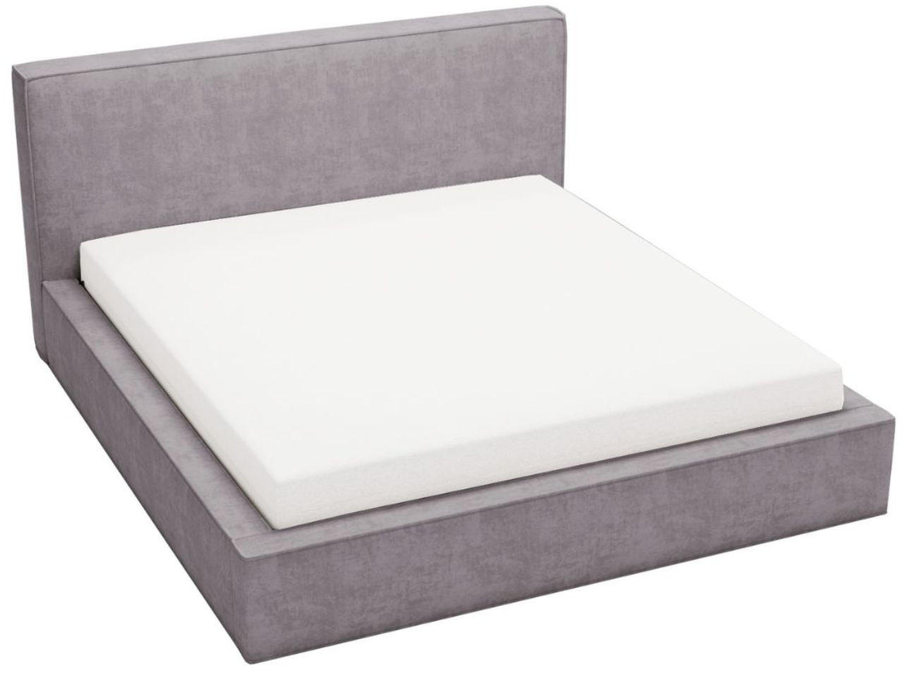 Graingold Polsterbett Grau 160x200 cm