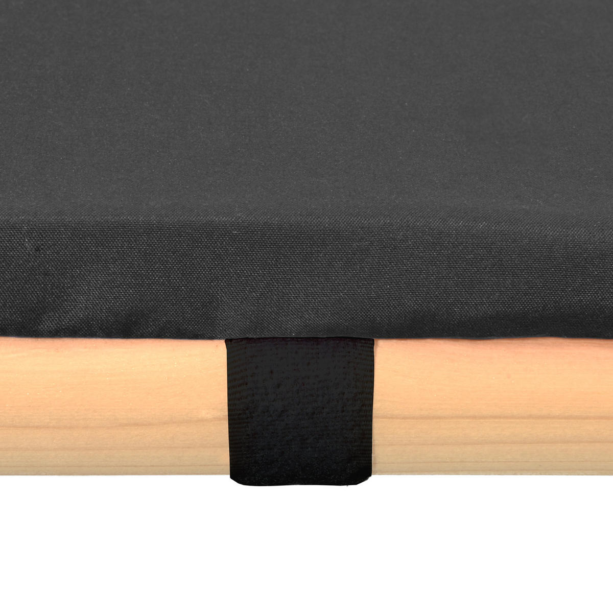 BIERBANKAUFLAGE Comfort XS 70cm Anthrazit (3tlg) - Anthrazit, Textil (70/1/220cm) - Beautissu 