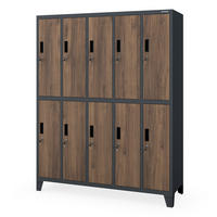 SCHLIESSFACHSCHRANK Bartek - Braun, Metall (136/172/45cm) - Jan Nowak