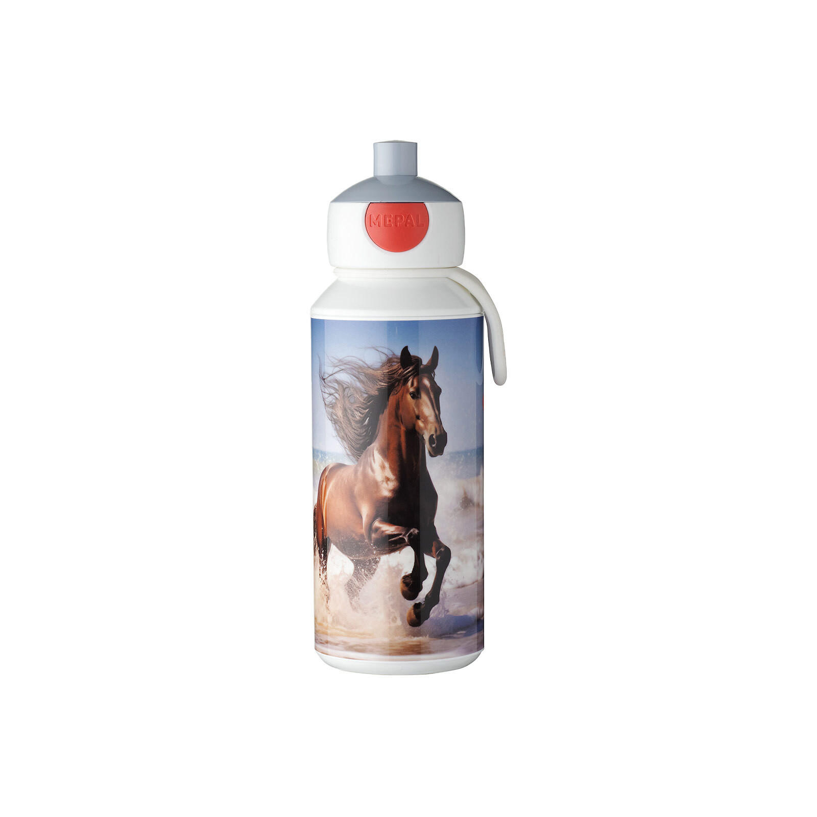 TRINKFLASCHE Campus Wild Horse 400 ml - Multicolor/Hellgrau, Kunststoff (0.4L) - Mepal