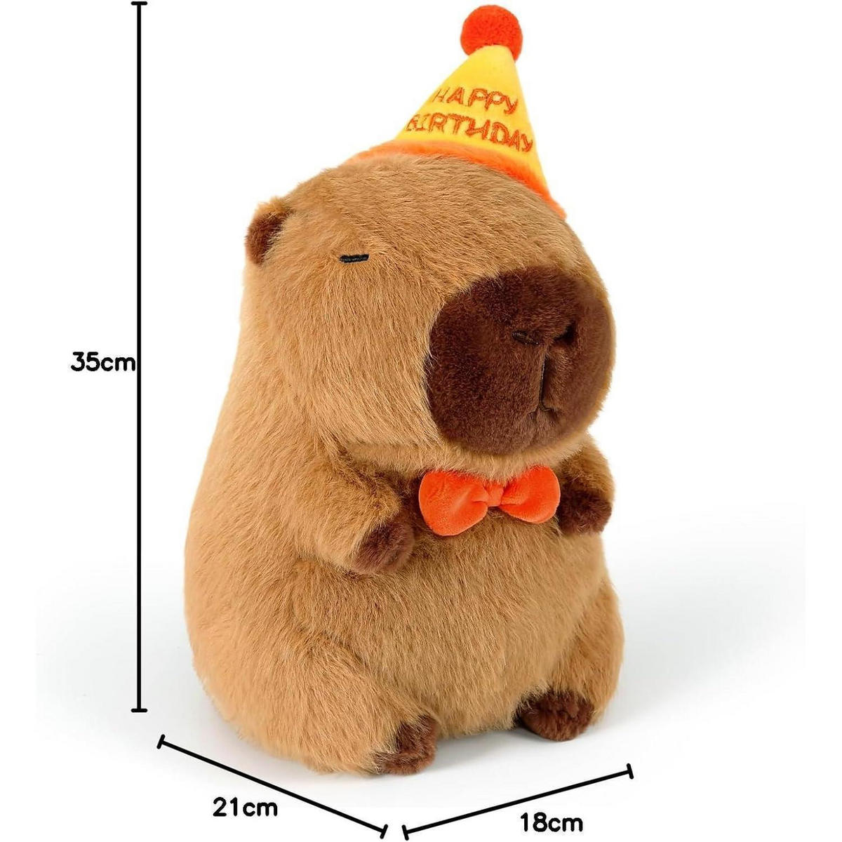 STOFFTIER Capybara 35 cm - Braun, Textil (25/35cm)