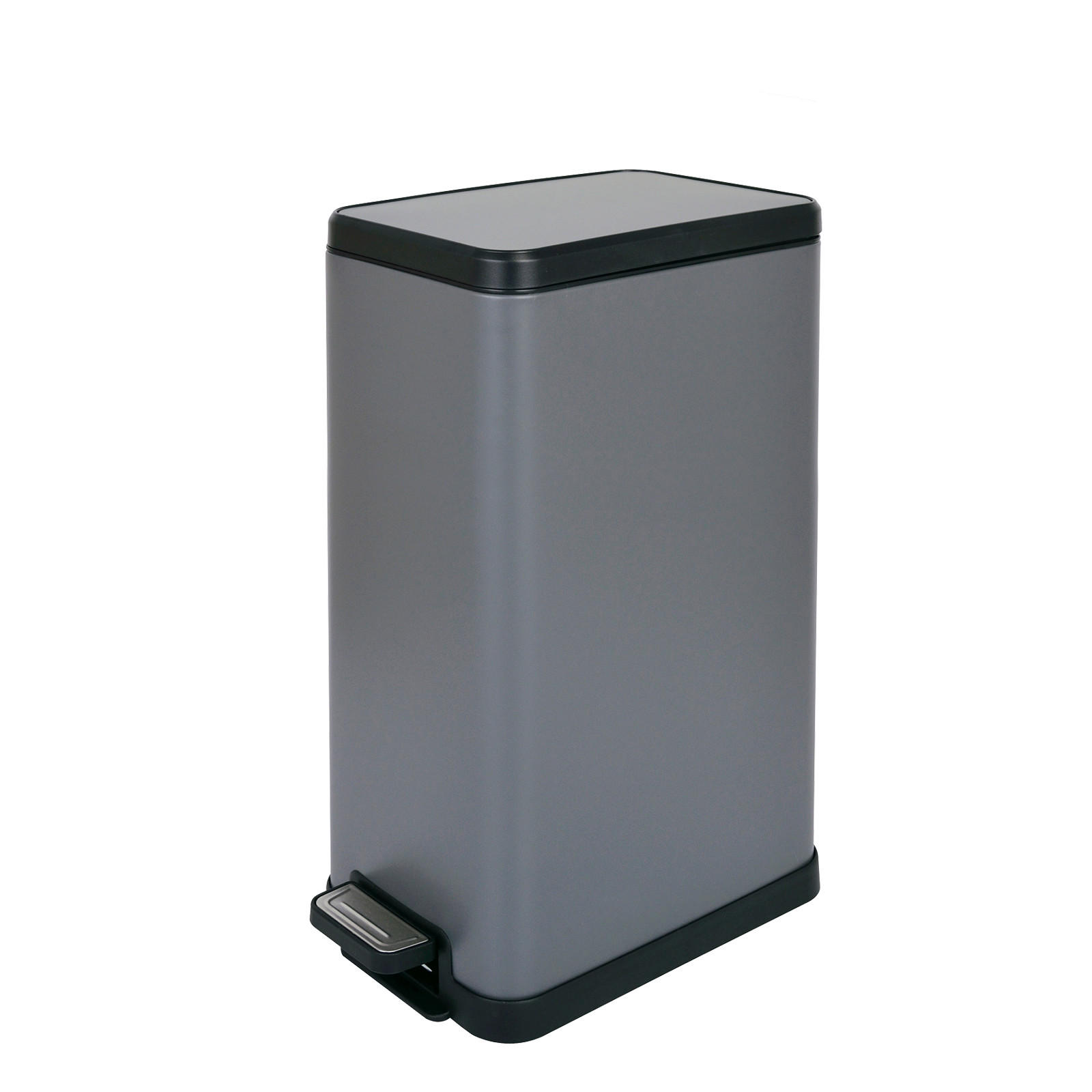 MÜLLEIMER STM18 18L Grau - Grau, Metall (20/53.5/36cm) - SVITA
