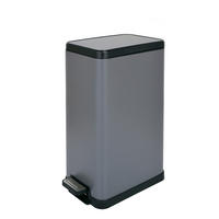 MÜLLEIMER STM18 18L Grau - Grau, Metall (20/53.5/36cm) - SVITA