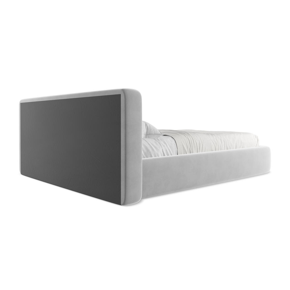 POLSTERBETT mit Bettkasten und Lattenrost 200x225 Grau - Schwarz/Grau, Kunststoff/Textil (160/200cm) - LaMiaSofa