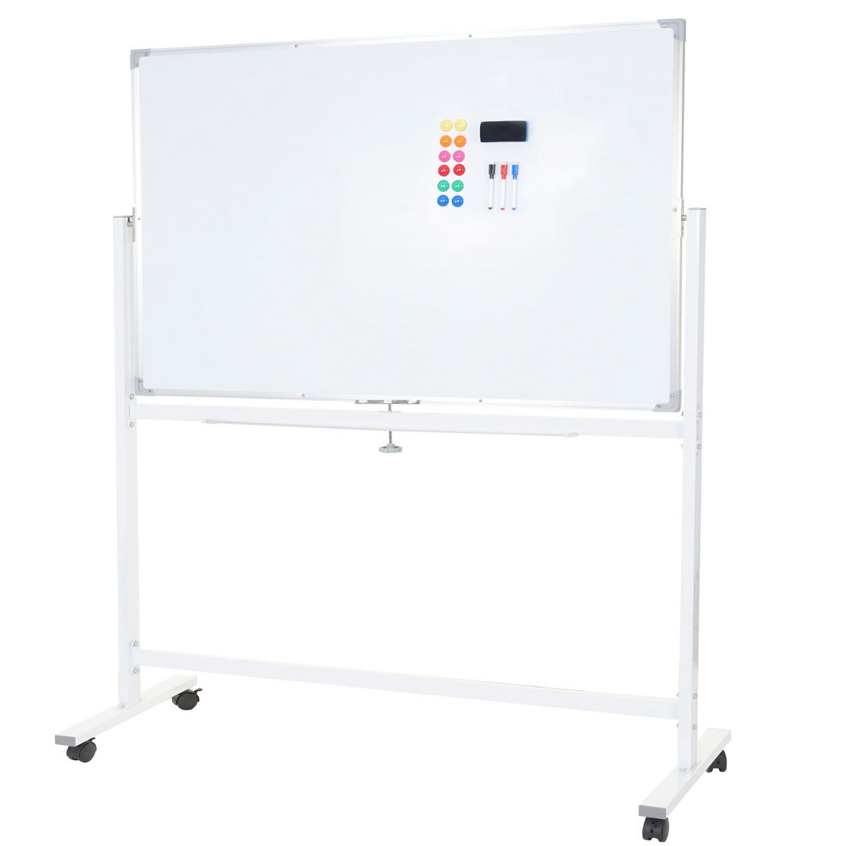 WHITEBOARD Weiß - Weiß, Metall (160/186/50cm) - MCW