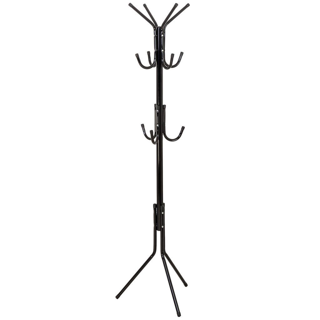 GARDEROBE aus metall - Schwarz, Metall (44/173/44cm) - Wanderlust