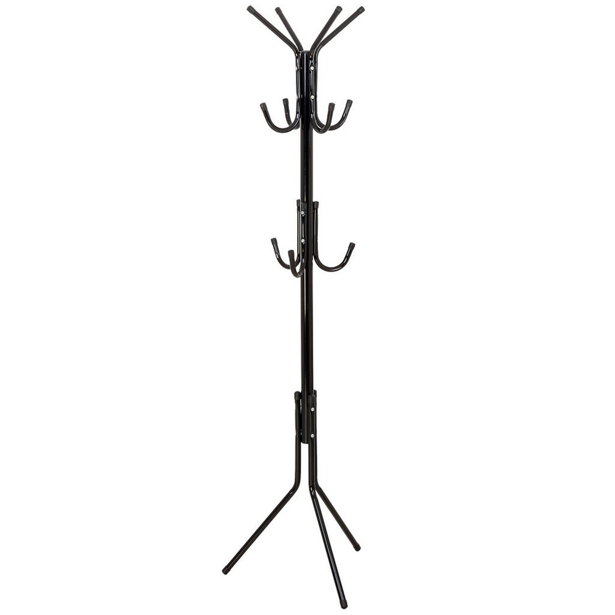 GARDEROBE aus metall - Schwarz, Metall (44/173/44cm) - Wanderlust