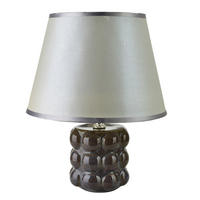TISCHLAMPE Leti Bubble Grau 9/9/29cm - Grau, Keramik/Textil (9/9/29cm) - Mondex