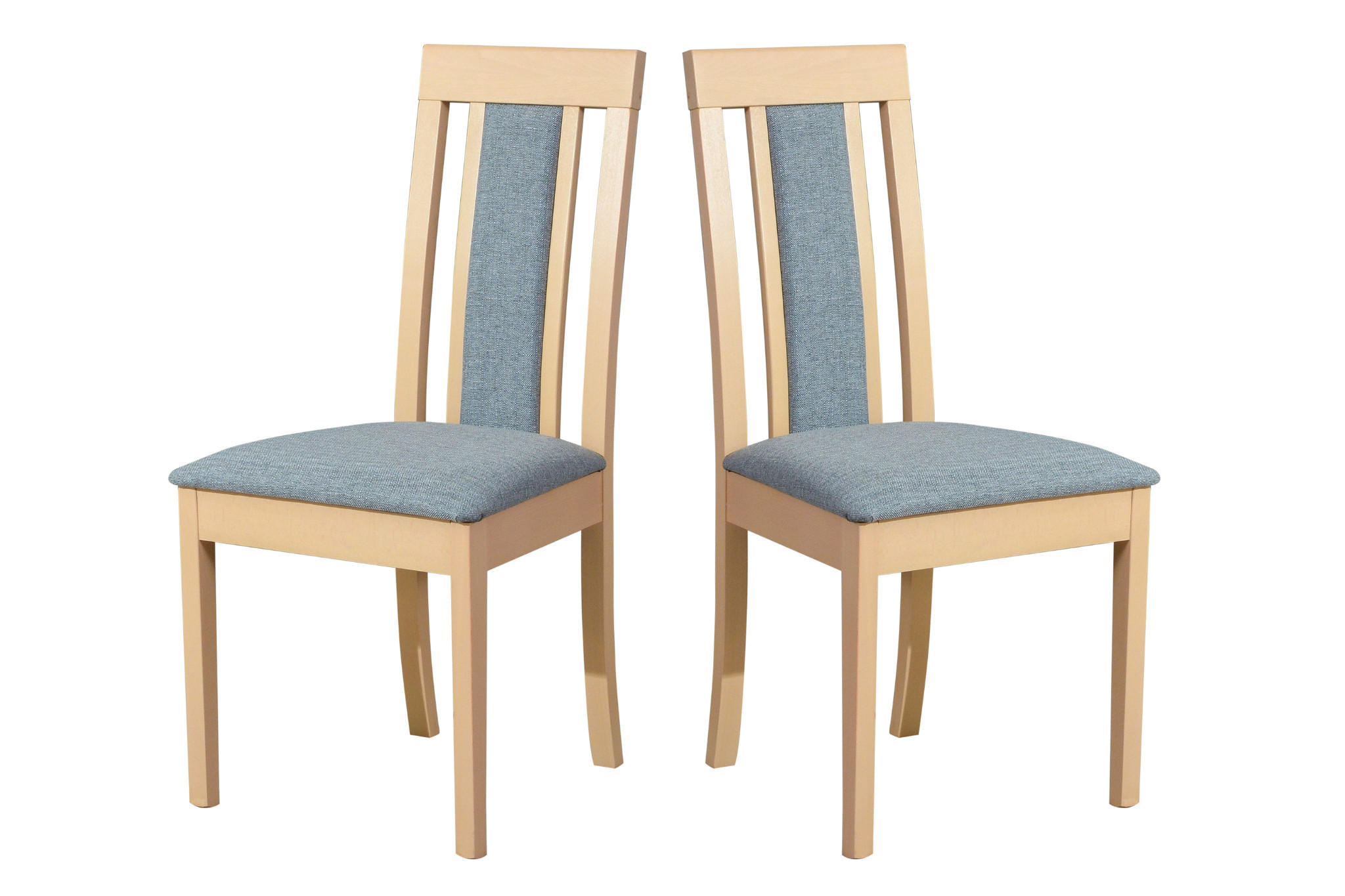 STUHL 2er Set Roma 11, sonoma - Fango/Sonoma Eiche, Holz (45/96/41cm) - Leaf Design