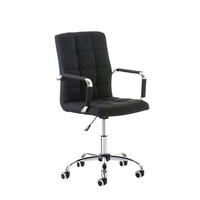 BÜROSTUHL Deal V2, Stoff Schwarz - Schwarz, Textil/Metall (56/104/62cm) - TPFLiving
