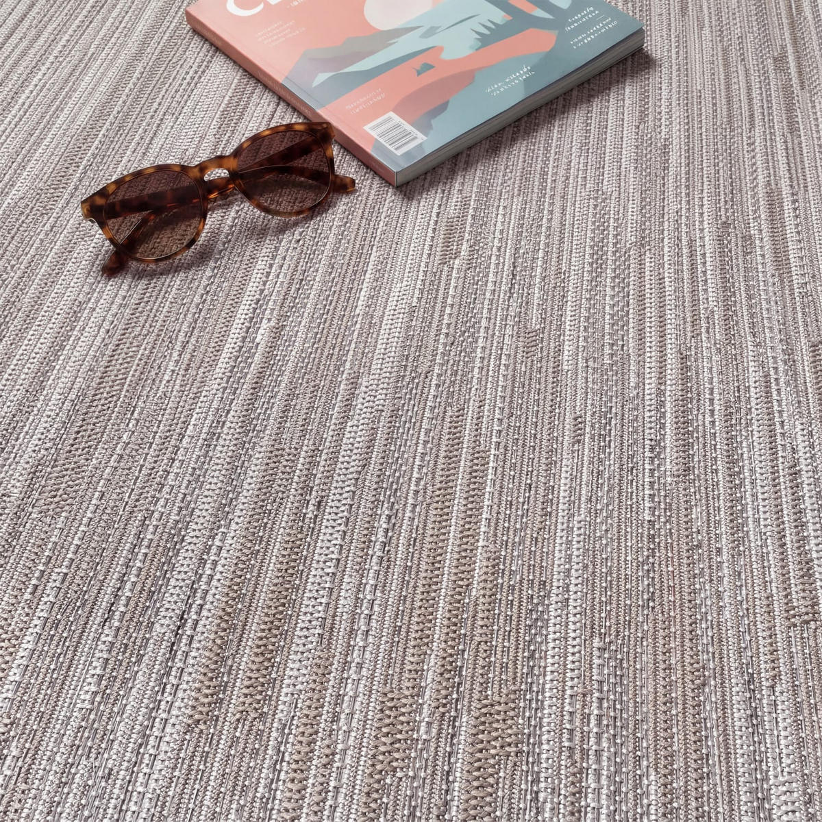 OUTDOORTEPPICH 120/120 cm Vermont 193 - Beige, Kunststoff (120/120cm) - Paco Home
