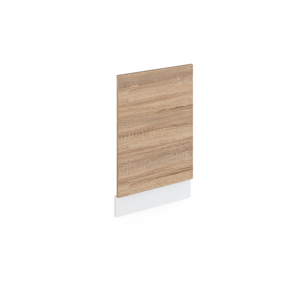 FRONTBLENDE R-Line Sonoma 45 cm ohne AP - Weiß/Sonoma Eiche, Holzwerkstoff (45/57.2/1.6cm) - Vicco