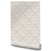 VLIESTAPETE Florale Ornamente – Beige, Creme – 50x1000 cm - Beige/Creme, Papier (50/1000cm) - Muralo