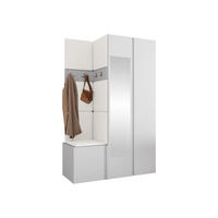 MOBILIER PENTRU HOL Orion XXVI - alb, material plastic/compozit lemnos (116/186/46cm) - MIRJAN24