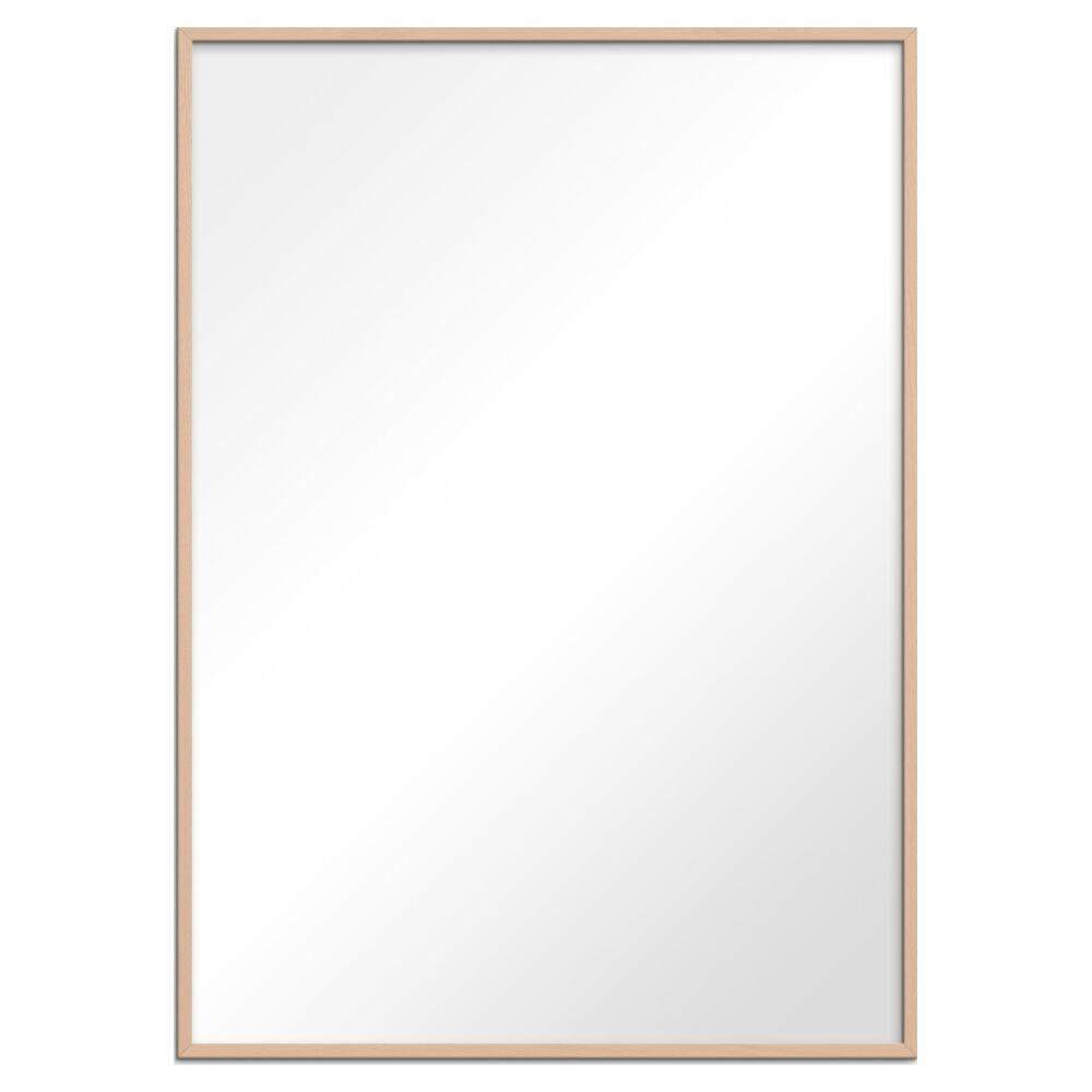 SPIEGEL - Rosafarbenes Holz - Rosa, Holz/Papier (15/21/2cm) - Poster&Frame