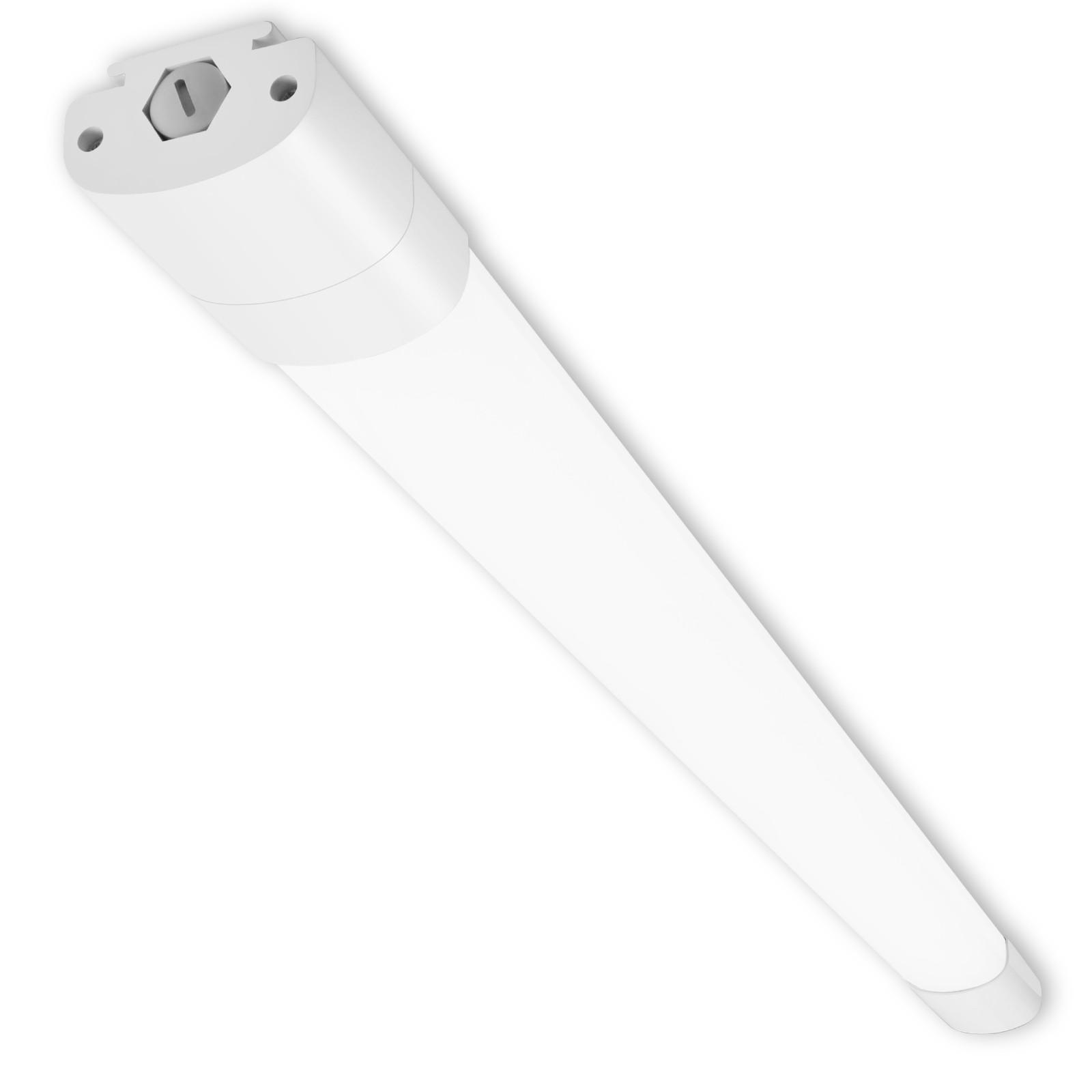 GARTENLEUCHTE TR1415 LED Feuchtraumleuchte IP65 58/6.5/4.1 CM Verbindbar - Weiß, Kunststoff (58/6.5/4.1cm) - LOVHAUS