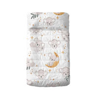 TAGESDECKE baby koala 100x130 cm (kinderbett) mehrfarbig - Multicolor, Textil (100/130cm) - Happy Friday