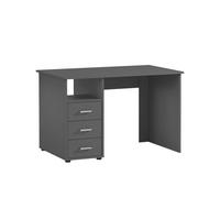 SCHREIBTISCH Fox Small 74x116x70 cm 3 Schubladen Anthrazit - Anthrazit, Holz (70/116/74cm) - PROREGAL
