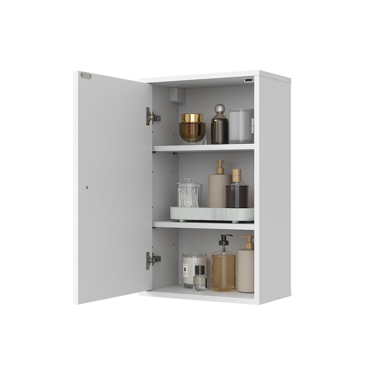 SKŘÍŇKA DO KOUPELNY Eliza Bílá - bílá, kompozitní dřevo (40/65/22cm) - Vicco