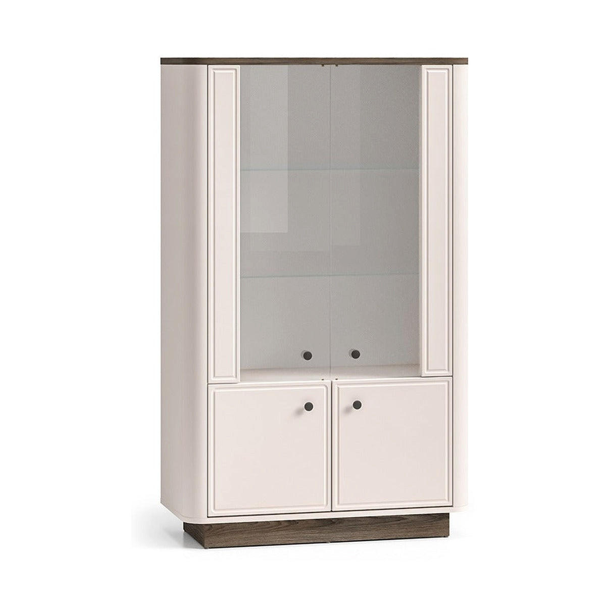 VITRINE – 92 cm – Vilavio – Eichefarben - Eichefarben, Holzwerkstoff (92/150/40cm) - hi-markt