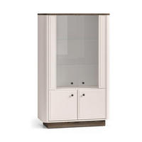 VITRINE – 92 cm – Vilavio – Eichefarben - Eichefarben, Holzwerkstoff (92/150/40cm) - hi-markt
