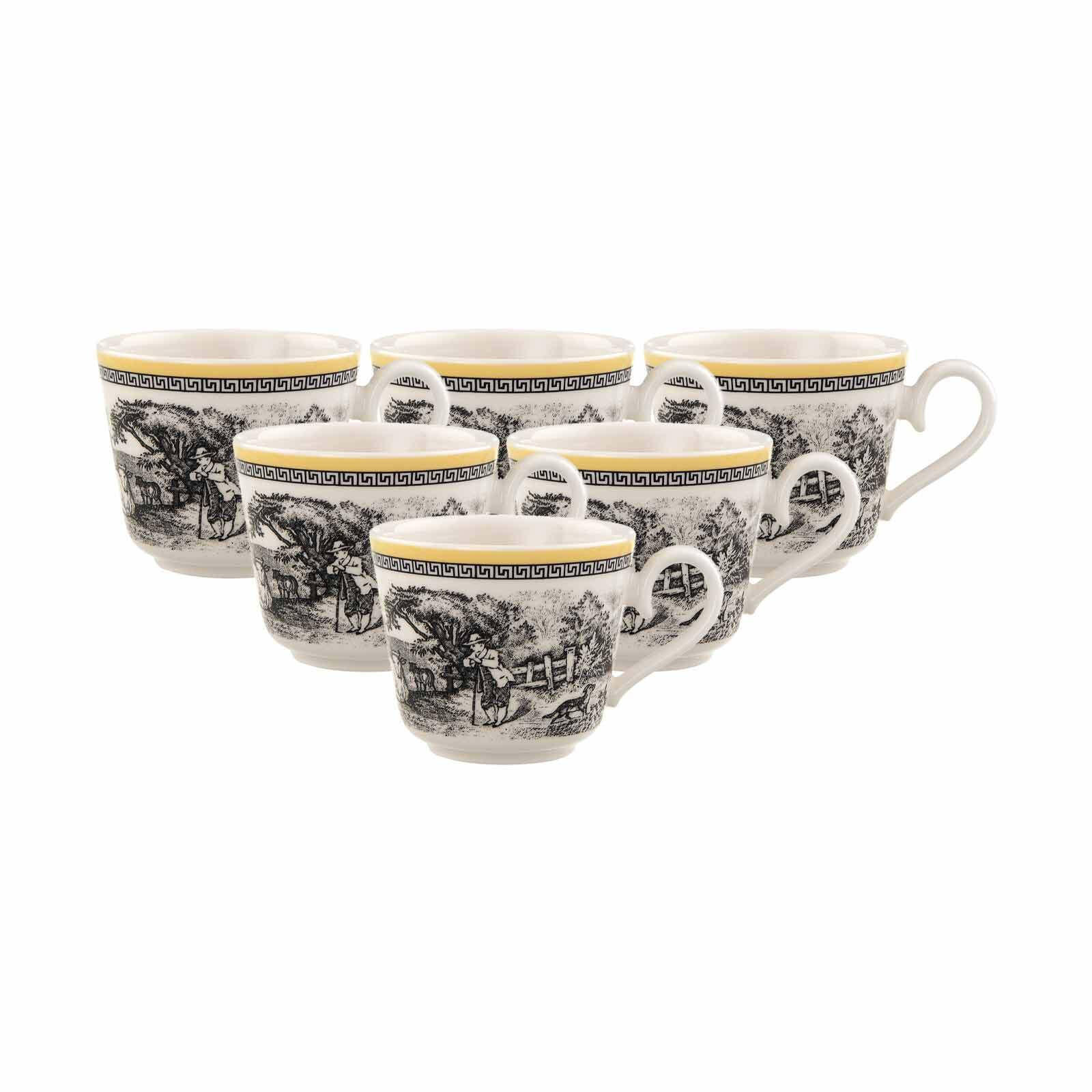 MOKKA- / ESPRESSOTASSEN Audun Ferme bunt 80 ml 6er Set - Multicolor, Keramik (0.08L) - Villeroy & Boch