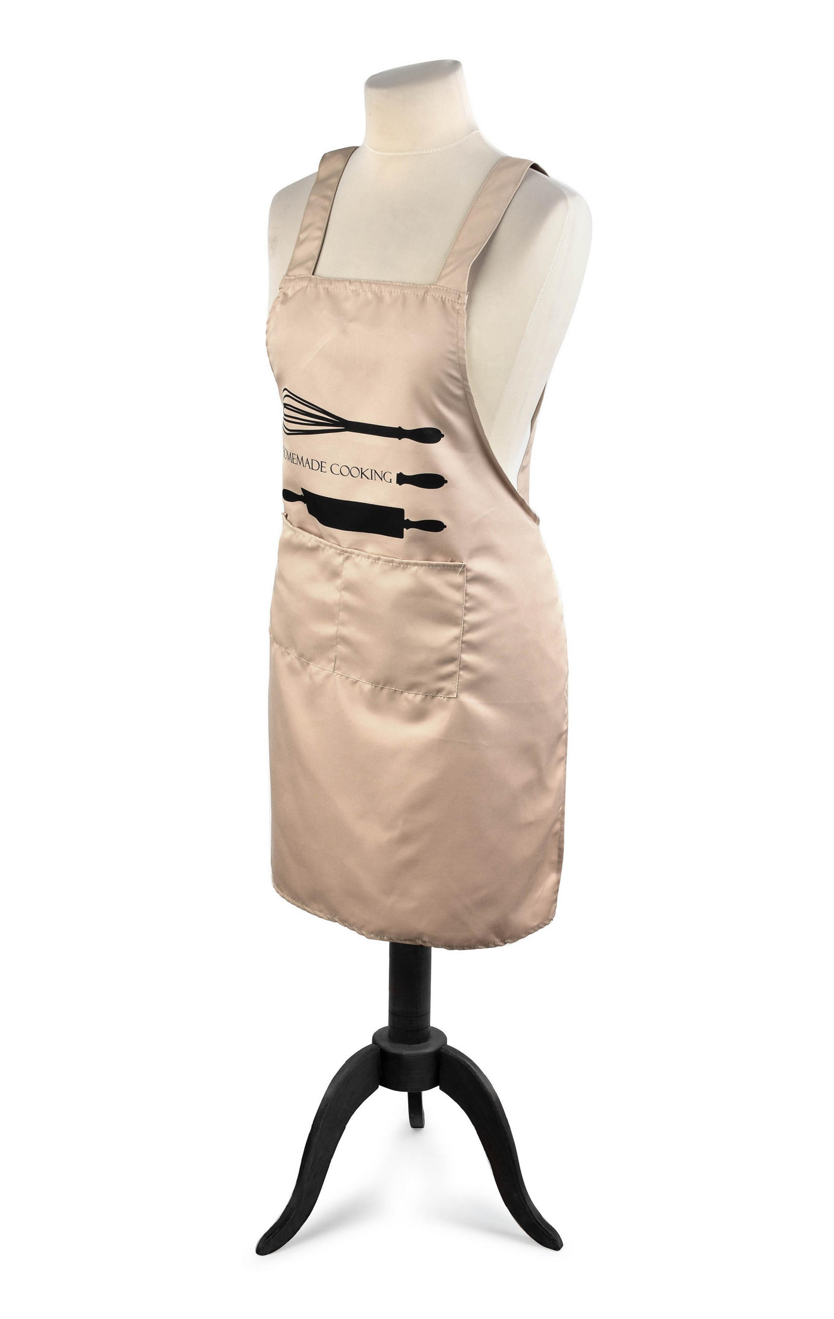 SCHÜRZE Mathilde Beige 34/26/2 cm Textilien - Beige, Textil (26/34cm) - Mondex