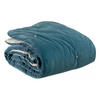 PLAID MIT GEKNOTETEN PUNKTEN Elise riviera 140 x 200 cm - Blau, Textil (140/200cm) - Vivaraise