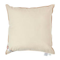 FÜLLKISSEN 60/60 cm – Bio-Baumwolle, Super-Mikrofaser-Füllung - Beige, Textil (60/60cm) - Homescapes