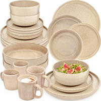 TAFELSERVICE KAIRO MOCHA - 30 teilig aus Steingut - Beige, Keramik (70/30/70cm) - Sänger