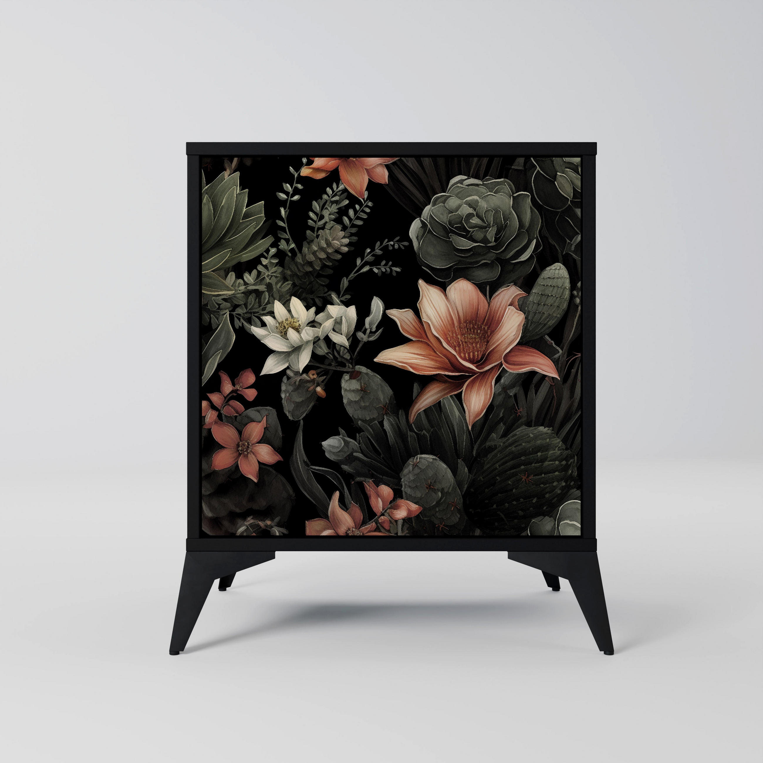 SpaceRebels Sideboard Schwarz 57.5x70.5x42 cm