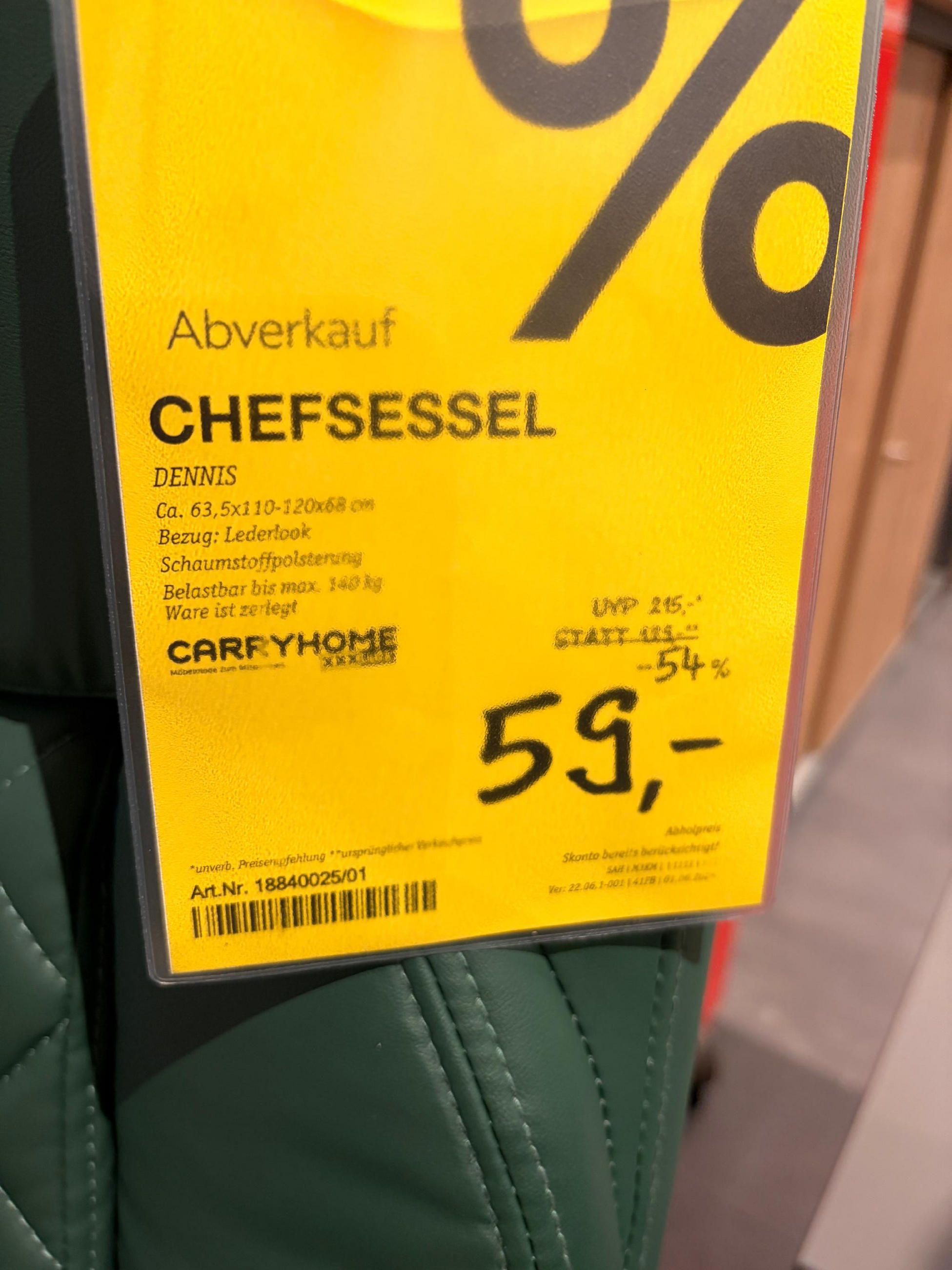 CHEFSESSEL DENNIS - Carryhome