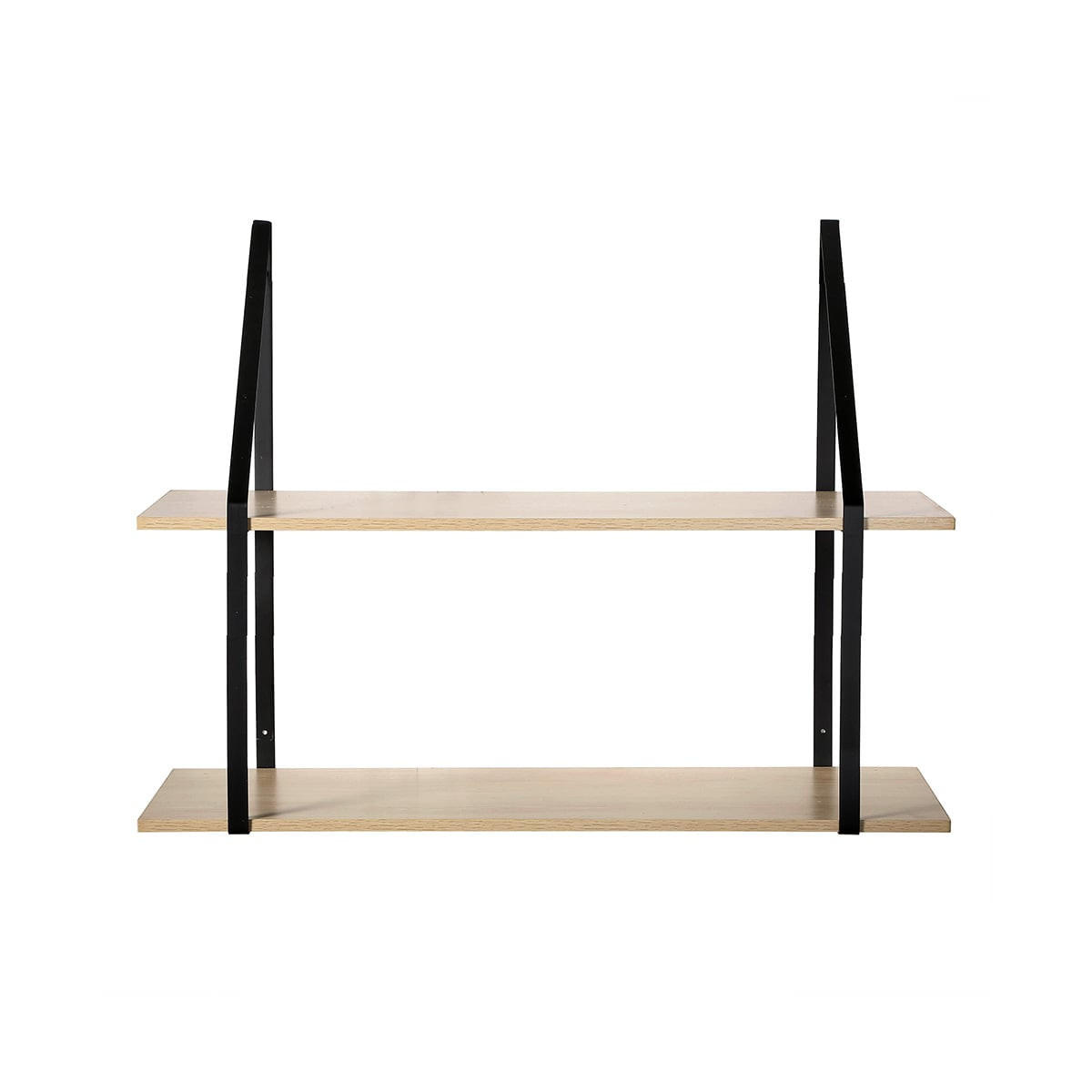 WANDREGAL mit großer Tiefe und 2 Ebenen - P30 cm. - Eschefarben, Holzwerkstoff (30/60/80cm) - Calicosy