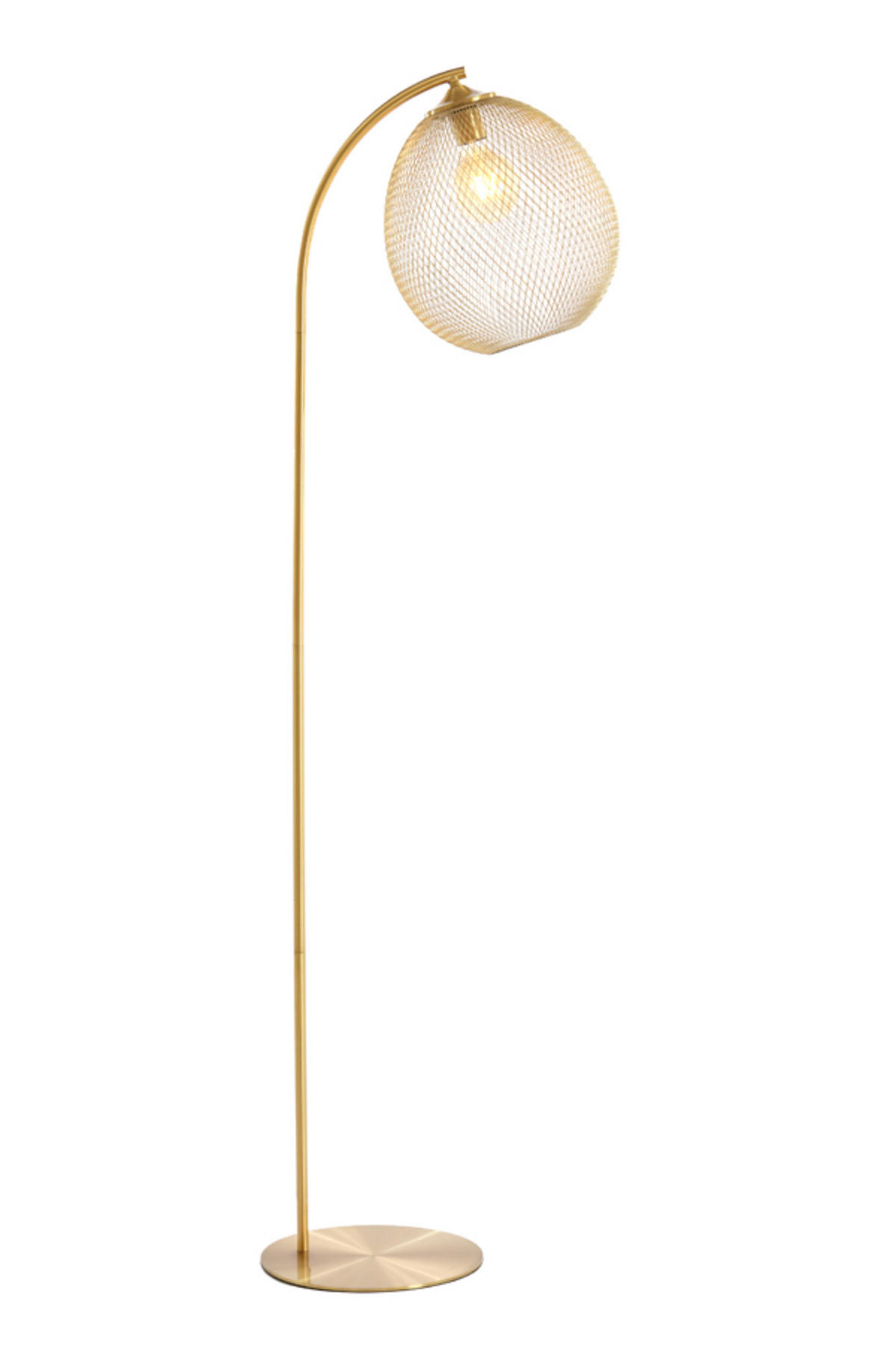 STEHLEUCHTE Moroc Gold Ø30/160 cm - Goldfarben, Metall (30/30/160cm) - Light & Living