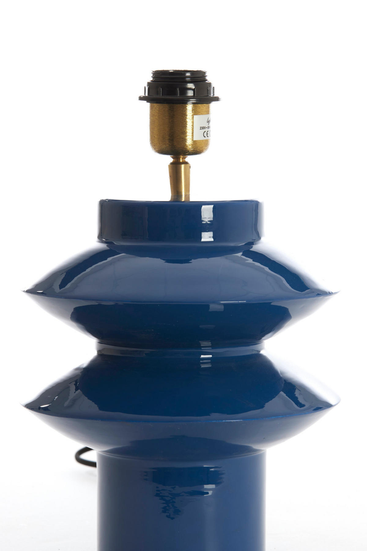 LAMPENFUSS Petch Blau Ø22/40 cm - Blau, Metall (22/22/40cm) - Light & Living