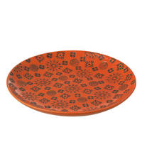 DEKORATIVER TOPF BILLY - Orange, Keramik (37/4cm) - J-Line