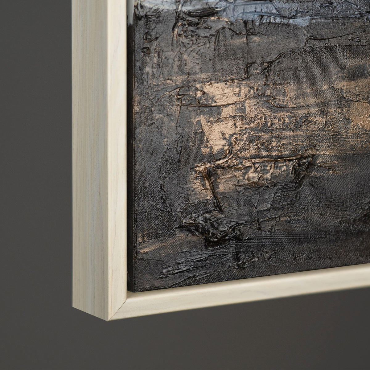 GEMÄLDE Geometrische Farben II Schattenfugenrahmen Beige 180x120 cm - Beige, Holz (180/120cm) - YS-art gallery